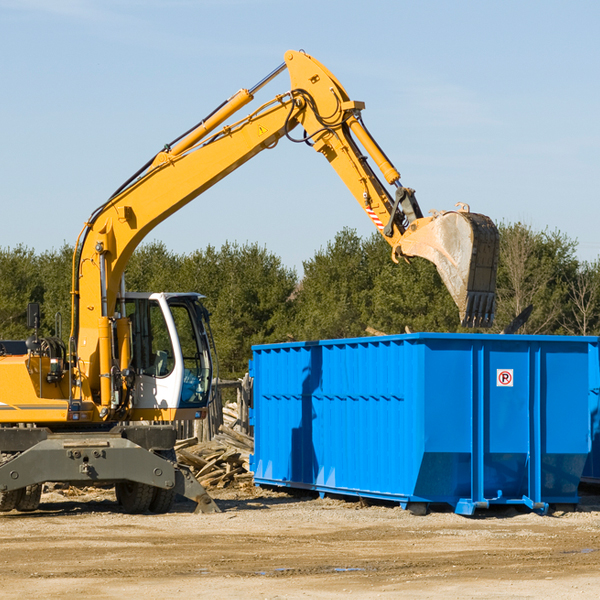 what are the rental fees for a residential dumpster in Beulah